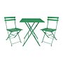 Bolero Perth bosgroene trottoirstijl vierkante tafel 600 mm