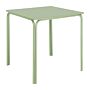 Bolero Adeline Stalen Vierkante Tafel 700mm Lichtgroen