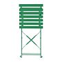 Bolero Perth Bosgroene Stijl Stalen Inklapbare Stoelen (2stuks)