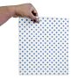 Fiesta Composteerbare Burger Wraps Blauwe Stip 250x200mm (200 stuks)