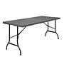 Bolero Wilgstructuur Rechthoekige Wilg Midden Vouwtafel 6Ft