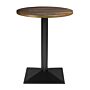 Bolero Complete Tafel Rond Donker Hout Effect 600mm