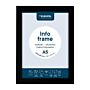 Europel Info Frame / Zelfklevende Set 2 Stuks A5 Zwart
