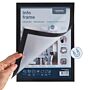 Europel Info Frame / Zelfklevende Set 2 Stuks A5 Zwart