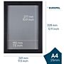 Europel Klapframe A4 25mm Mat Zwart