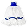 Jantex Microvezel Mop Hoofd Blauwe Streep 150g
