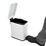 Jantex Slanke Badkamerprullenbak Wit 5Ltr