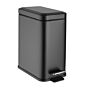 Jantex Slanke Washroom Prullenbak Zwart 5Ltr