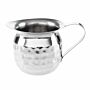 Olympia Mini Melkkannetje Roestvrij Staal Gehamerd 120ml (Verpakking Van 6)
