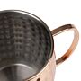 Olympia Barware Gehamerd RVS Koper Gecoate Mokken 440ml