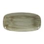 Churchill Stonecast Patina Burnished Green Chefs Ovaal Bord 29.8 x 15.2cm (pak van 12)