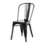 Bolero Bistro stalen stoel zwart (4 stuks)