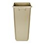 Jantex Smalle Afvalbak Beige 60Ltr
