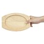 Olympia Hevea Bord Voor Gietijzeren Ovale Orenschotel 230x135mm Voor Fw818