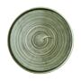 Churchill Stonecast Patina Burnished Green Bord Met Opstaande Rand 25.9cm (pak van 6)