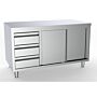 COMBISTEEL 700 WERKTAFEL SCHUIFDEUREN LADEN LINKS 2000, 7333.0254