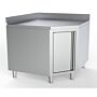 COMBISTEEL WERKTAFEL HOEK MET DEUR EN RAND 1000/1000 VOOR 600MM TAFELS, 7333.0290