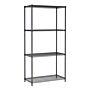 COMBISTEEL STELLING 4 LEVELS ZWART DEMONTABEL, 7530.0025