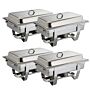 Chafing Dish Olympia, RVS, 1/1GN, 9L, 63,5(b)x31,8(d)x10,2(h)cm, Compleet, 4 stuks    