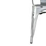 Bolero Bistro gegalvaniseerd stalen stoelen (4 stuks)
