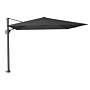 Horeca zweefparasol 3,5x3,5 meter Bali zwart-antraciet