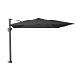 Horeca zweefparasol Bali 4x3m zwart-antraciet