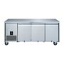 Polar U-serie driedeurs koelwerkbank 420L