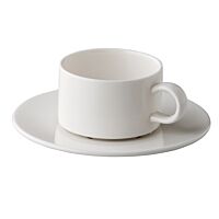 QFC stapelbare koffiekop 165 ml, doos van 6 stuks