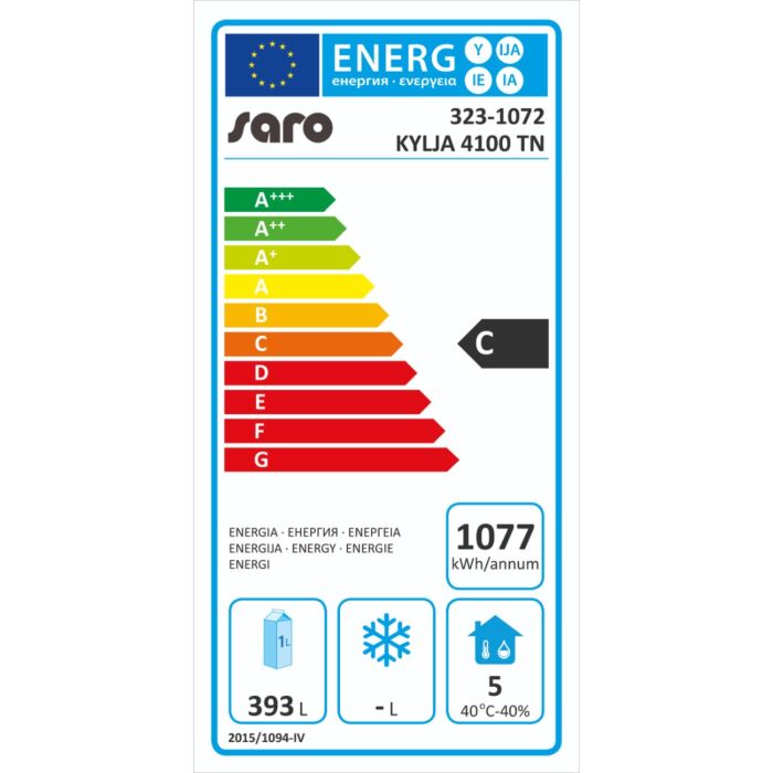 SARO Gekoelde werkbank met 4 deuren, model KYLJA 4100 TN, 323-1072