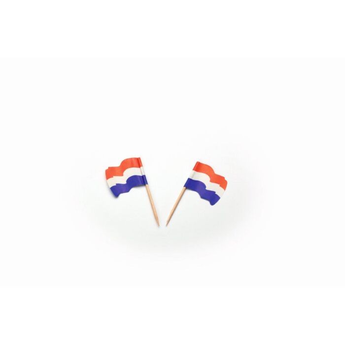 Sier Disposables Vlagprikker Nederland wapperend (FSC®) 12 dozen van 500 stuks
