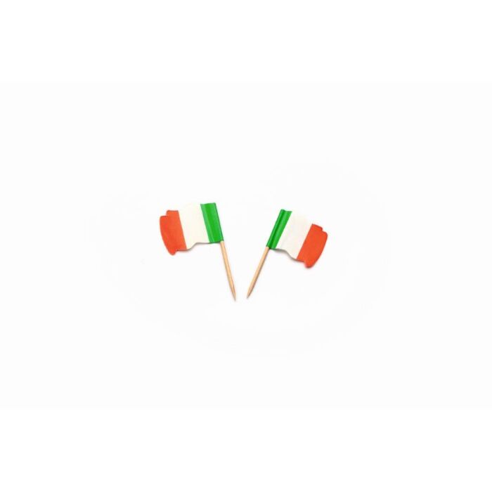 Sier Disposables Vlagprikker Italië wapperend (FSC®) 12 dozen van 500 stuks