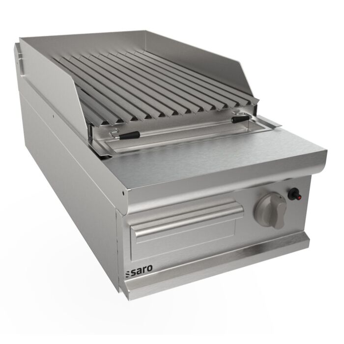 SARO Gas lavasteen grill tafelblad - model LQ / BS1BB, 423-8800