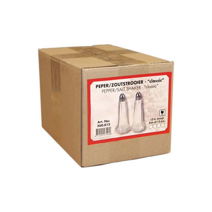 peper / zoutstrooier H.12cm, 560012, HVS-Select