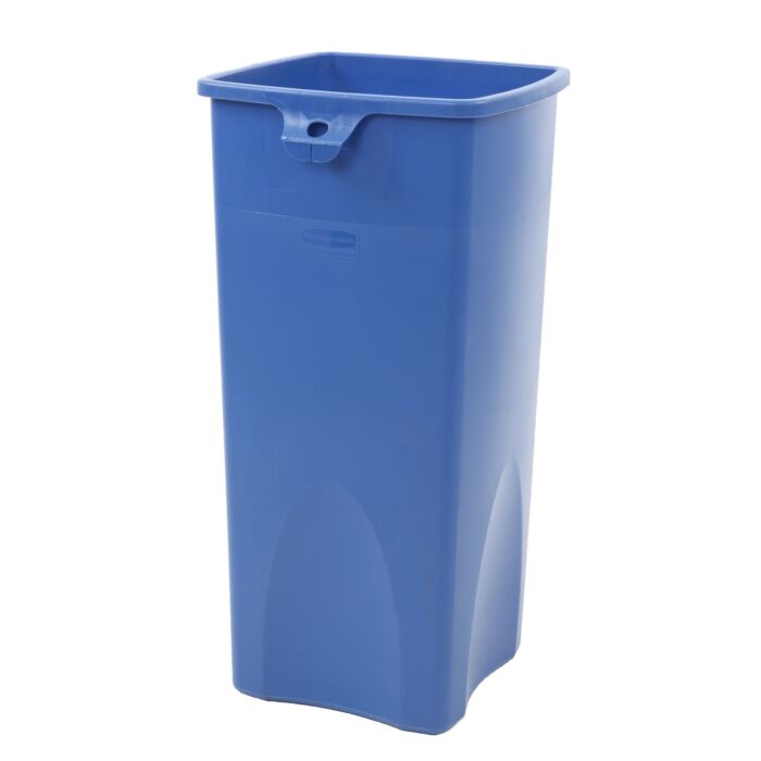 Untouchable container, Rubbermaid, model: VB 003569, blauw, recyclingsymbool