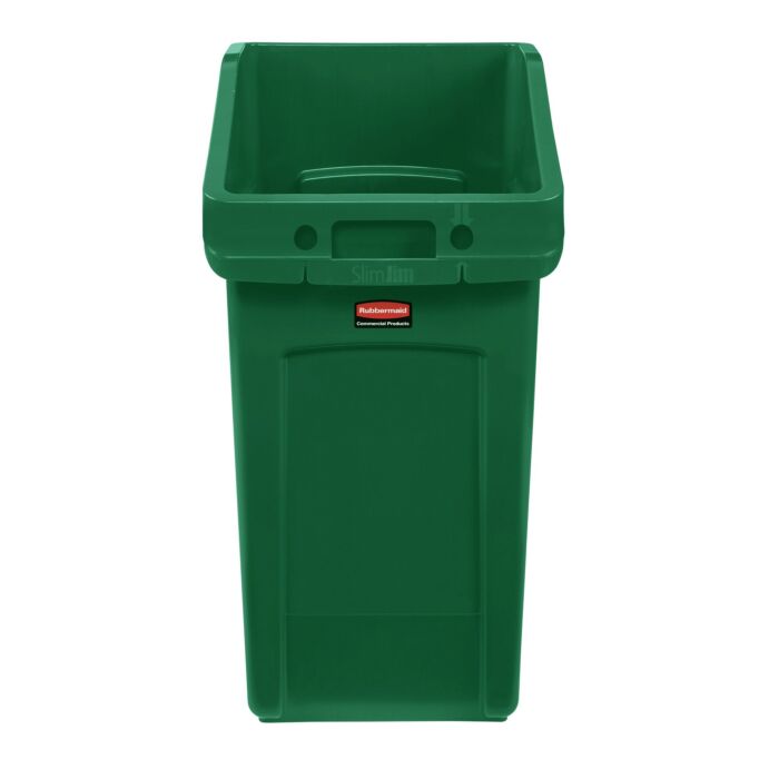 Slim Jim Under-Counter container 87 ltr, Rubbermaid, model: VB 237740, groen