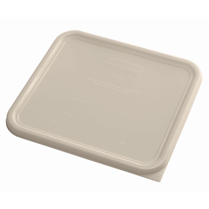 Vierkant deksel large, Rubbermaid, model: VB 232103, 6 stuks per verpakking, beige