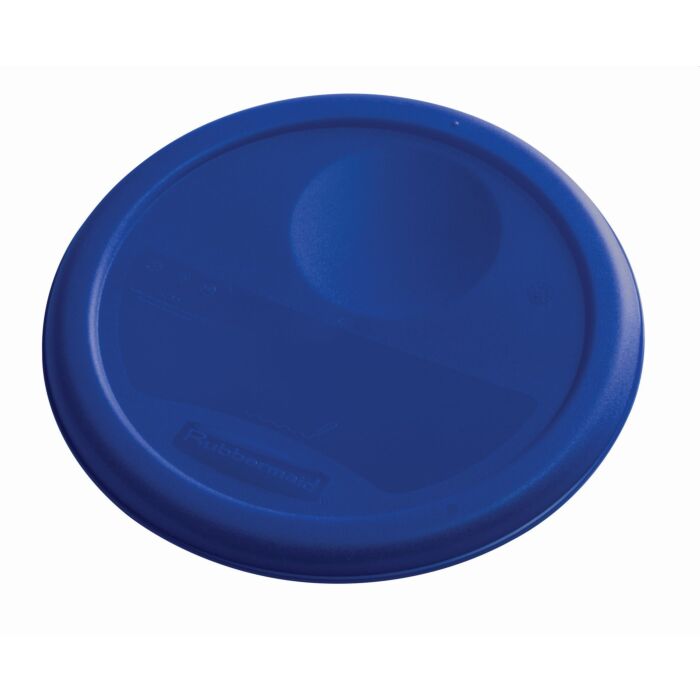 Deksel voor ronde container 3,8 ltr Verse vis, Rubbermaid, model: VB 232356, 12 stuks per verpakking, blauw