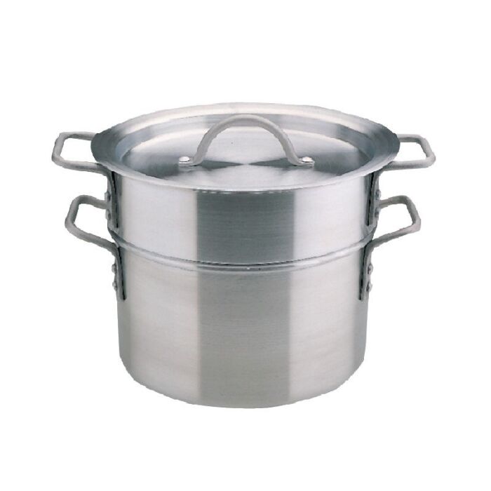 Vogue aluminium pan met au bain marie inzet 10L