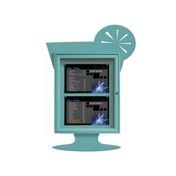 Menukast Crea Cocktail, 4x A4, 5 kleuren