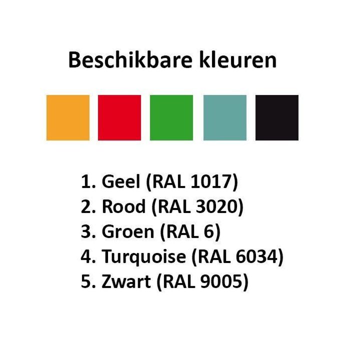 Menukast Crea Cocktail, 4x A4, 5 kleuren