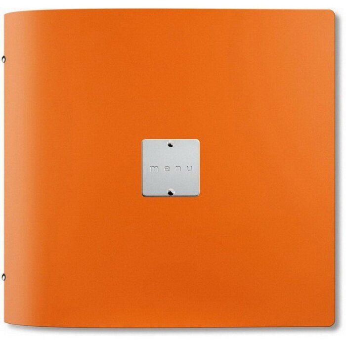 Menumap vierkant Dagstyle, Arancio, Oranje, 21x21cm