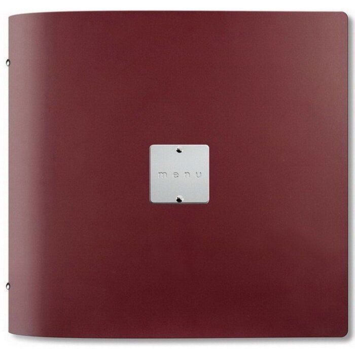 Menumap vierkant Dagstyle, Bordeaux, Rood, 21x21cm