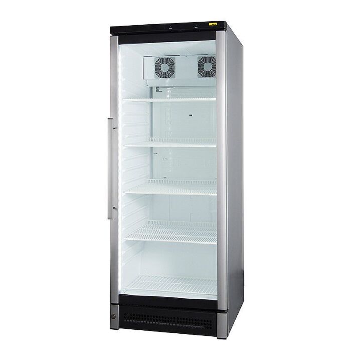 Koelkast Nordcap Glasdeur, 306L, 60(B) X 155(H) X 60(D), 230V/250W