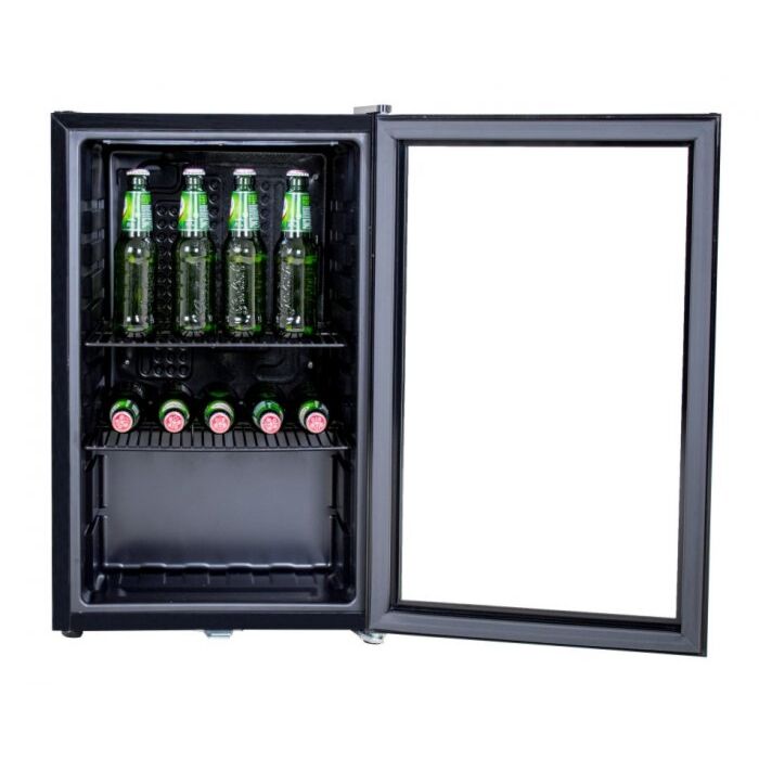 Koelkast met glasdeur Husky, 71L, 43(b)x47(D)x69(H), 230V/98W