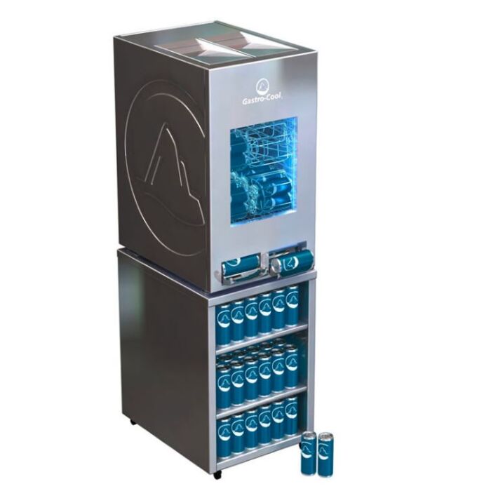 Blikjesdispenser Gastro-cool, AP50-500  50L, 28(B)x 67(D)x 76,5(H), 230V/1kW