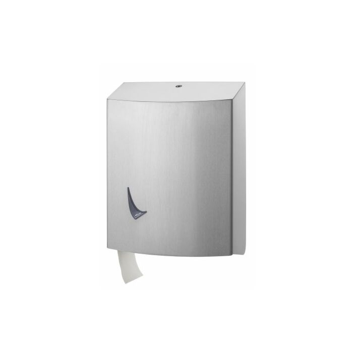 Toiletpapierdispenser Wings, Jumboroldispenser, RVS anti-fingerprint coating