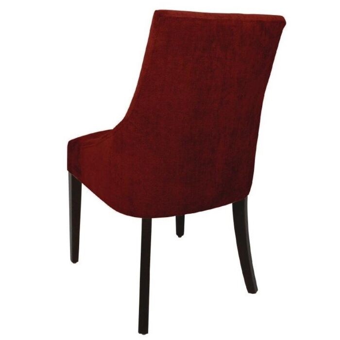 Bolero Finesse donkerrode eetkamerstoelen (2 stuks)