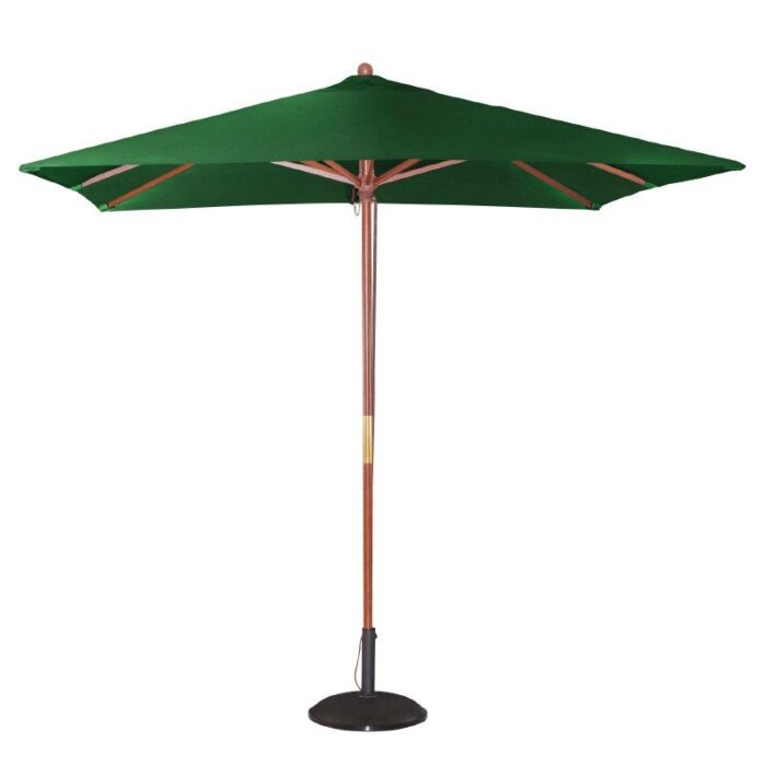 Parasol Bolero, vierkant, Groen, 2,5 meter