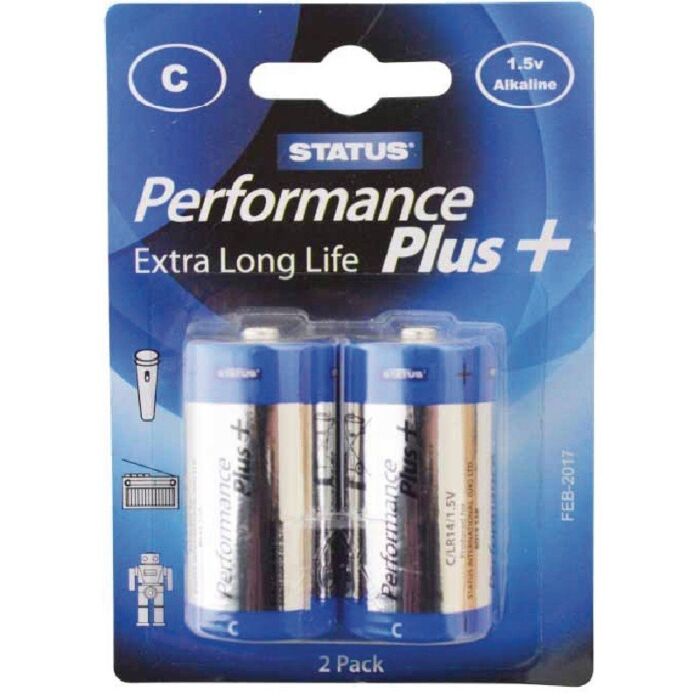 Hiwatt alkaline C-batterijen