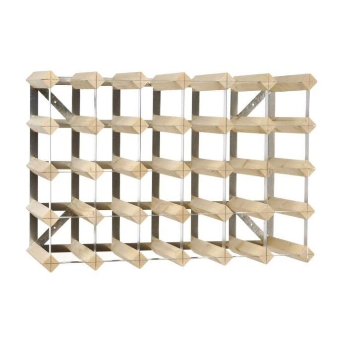 Wijnrek 30 flessen, 41,2(h) x 61,2(b) x 22,8(d)cm